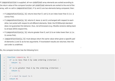 Comparator Array Javascript