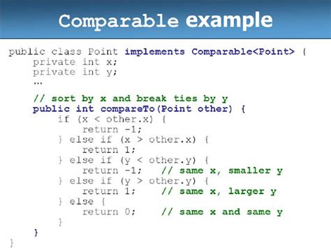Comparator Java Comparing