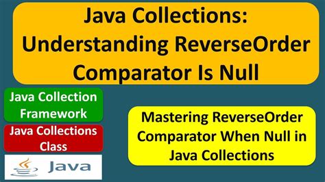 Comparator Java Is Null