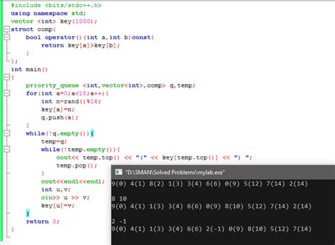 Comparator Queue C++
