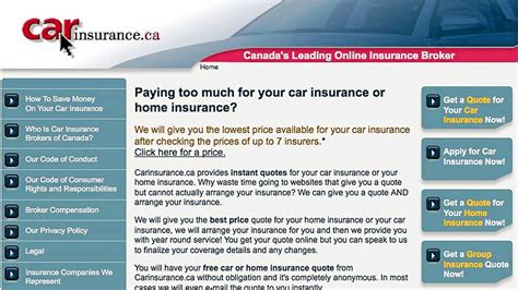 compare auto insurance online canada