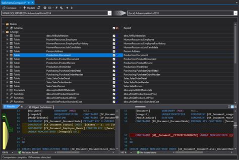 Compare Database With Visual Studio