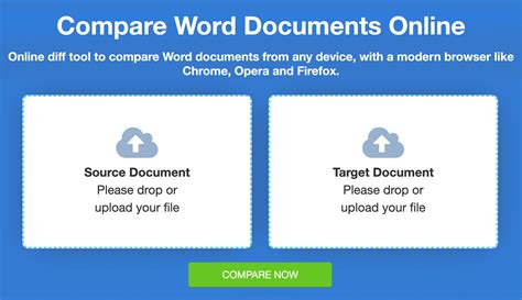 compare documents in word free