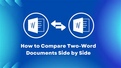 compare documents in word side by side