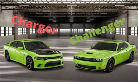 compare dodge charger and challenger