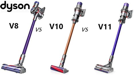 compare dyson cordless vacuums v8 and v10