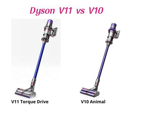 compare dyson v10 and v11