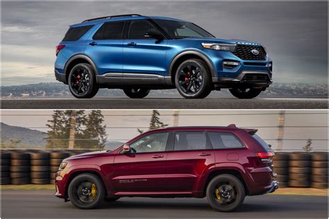 compare jeep grand cherokee and ford explorer