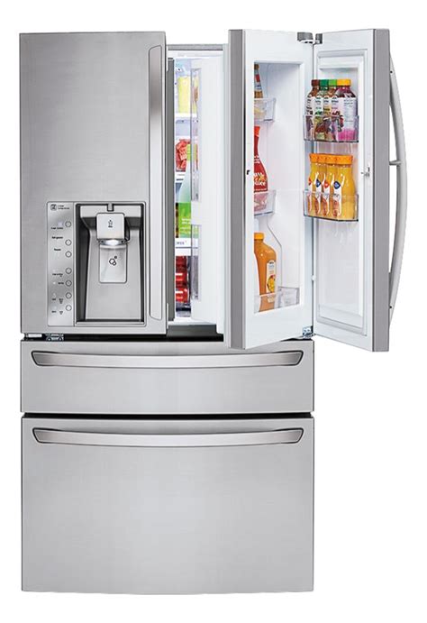 compare lg frenh door refrigerators to damsung french foor
