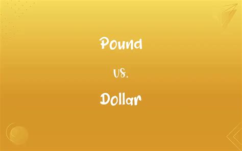 compare pound to dollar
