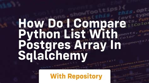 compare python list with array