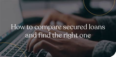compare secured loans uk