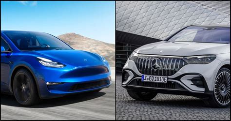 compare tesla y and eqe suv