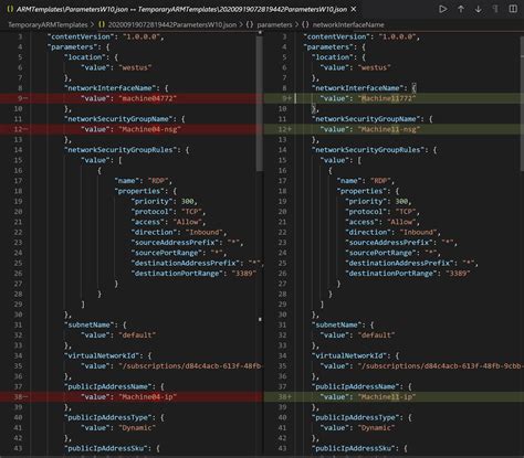 compare text files in vs code
