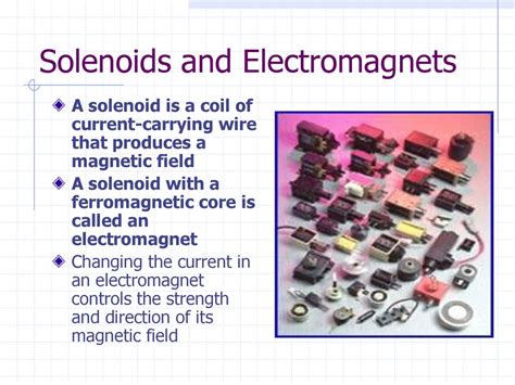 Compare The Structures And Magnetic Fields Of Solenoids With Those Of Electromagnets