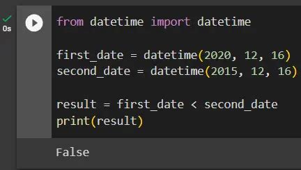 compare two dates datetime python