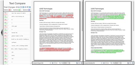 compare two documents for differences ai
