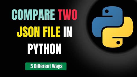 compare two json files python