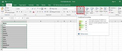 compare two lists in excel and highlight duplicates