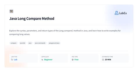 Compare Two Long Values Java