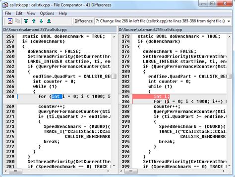 compare two text files differences