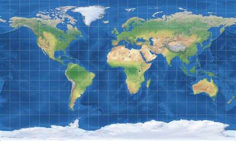 Types of Map Projections Geography Realm