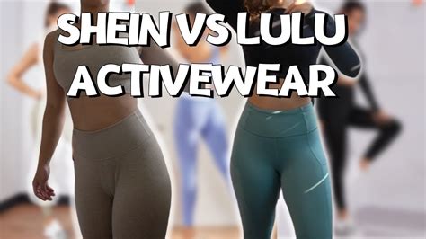 comparing activewear prices and styles