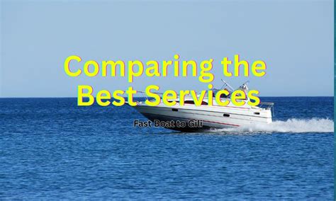 comparing boat trip operators