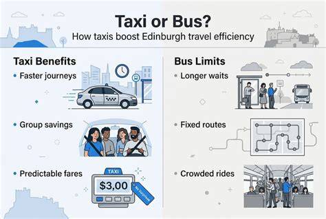 comparing bus taxi