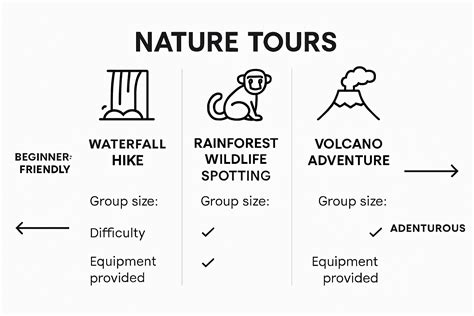 comparing tours
