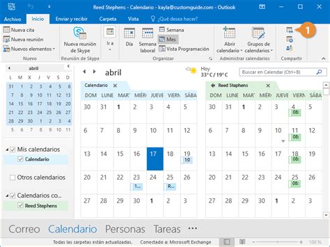 compartir calendario en office 365