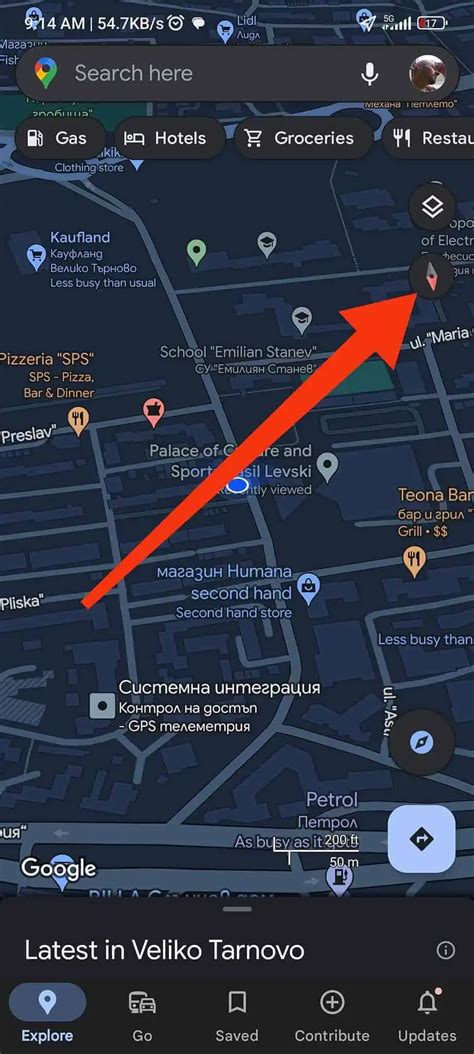 compass coordinates on google maps