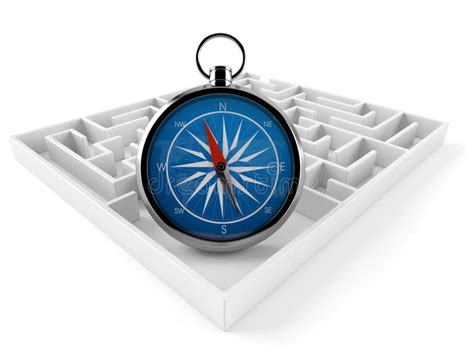 compass in maze