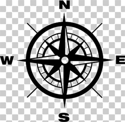 compass logo black and white