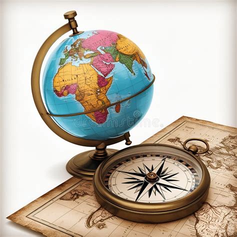 Compass Map Globe