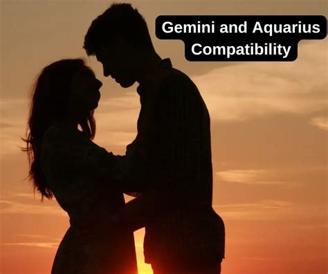 compatibilidad entre geminis y acuario