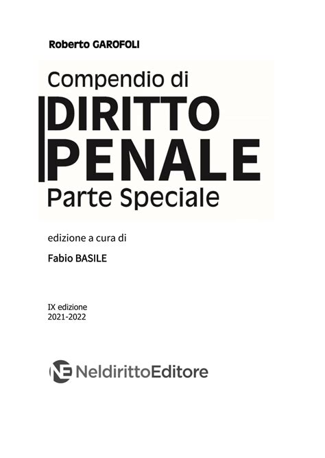 Review Of Compendio Diritto Penale Pdf Update