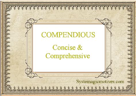 compendious