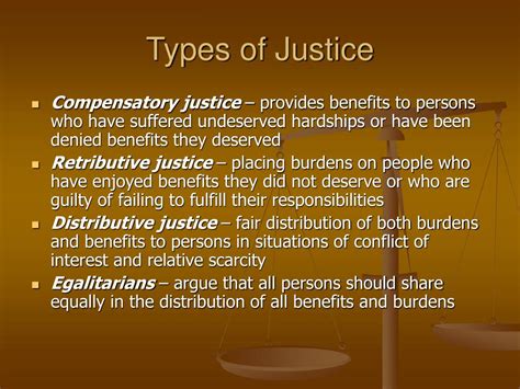 compensatory justice examples in real life