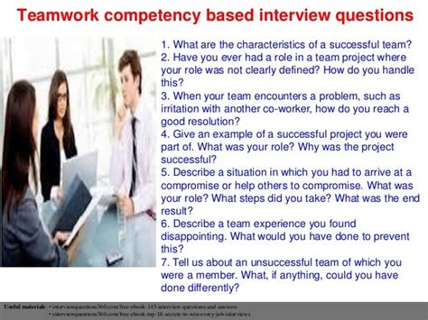 competency based interview questions for project managers