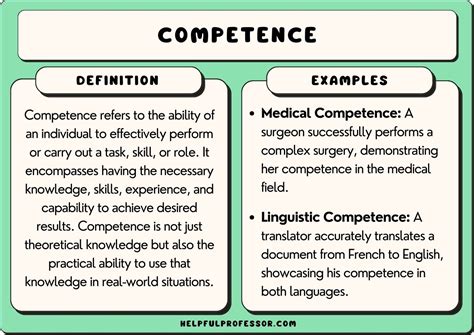 competent meaning in law