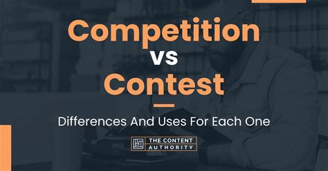Competition Vs Contest