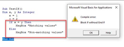compile error in excel macro