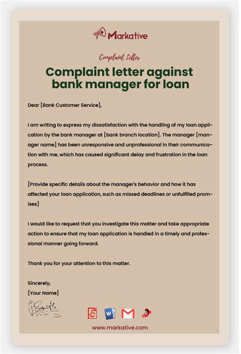 Writing A Formal Complaint Letter About An Employee