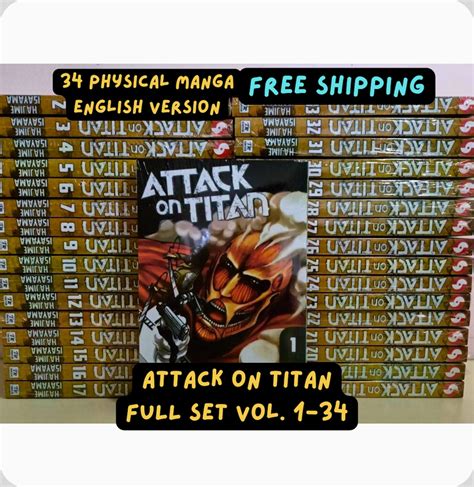 Complete Aot Manga Set