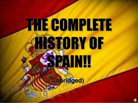 complete history of spain