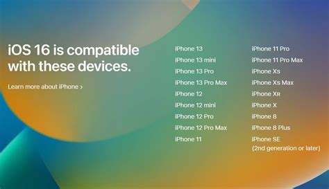 complete list of ios 16 features