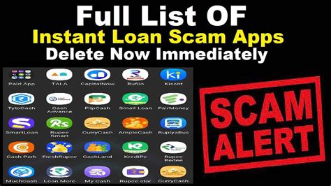 complete list of scams