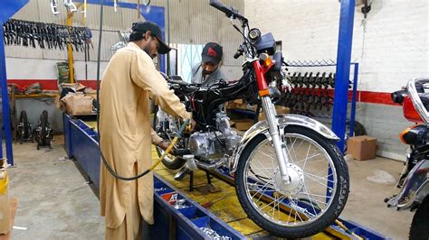 Complete Process Assembling Of A 70Cc Galaxy Motorcycle