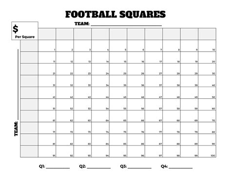 complete the football grid